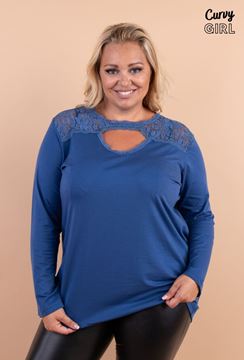 Immagine di PLUS SIZE LACE KEYHOLE TOP